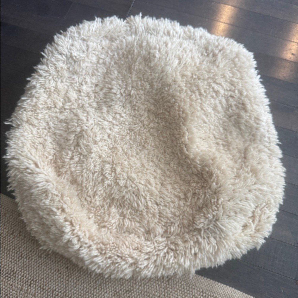 Cozy Cream Wool Cushion